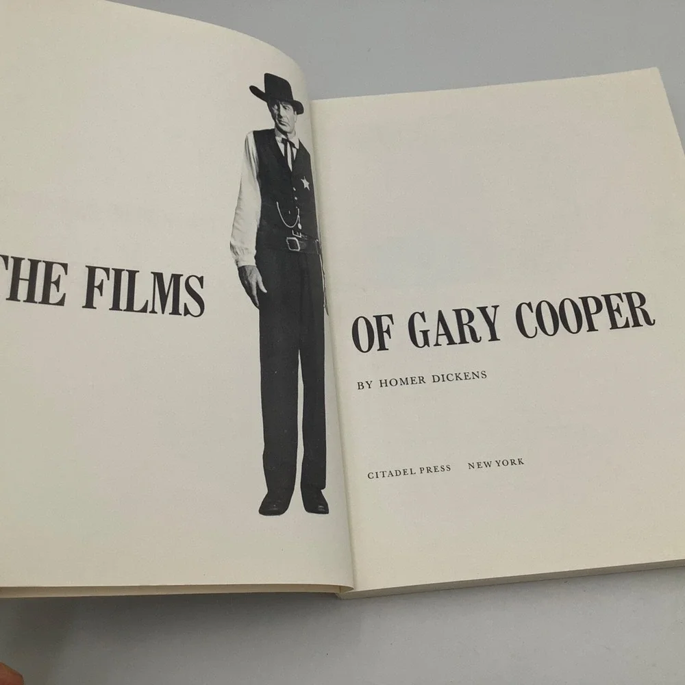 The Films of Gary Cooper by Homer Dickens Paperback First Edition 1970‎